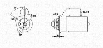 MAGNETI MARELLI 943253104010 -  Стартер